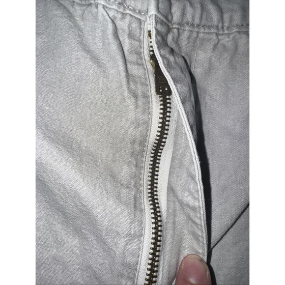 Vintage Gotcha Pleated Pants Men’s 36x32 Gray Surf Skate Y2K Casual Hemmed - Picture 7 of 10